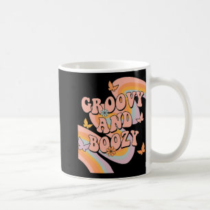 Groovy und beschwipste Regenbogen-Groovy-Junggesel Kaffeetasse