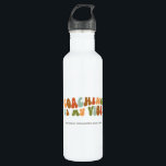 Groovy und Retro Gecoacht ist My Vibe, Coach Edelstahlflasche<br><div class="desc">Groovy und Retro Gecoacht ist meine Vibe Water Flasche für Trainer</div>