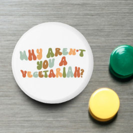 Groovy und Retro Warum bist du kein Vegetarier? Magnet