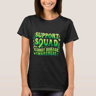 Groovy-Unterstützungsteam Nierenerkrankung Bewusst T-Shirt