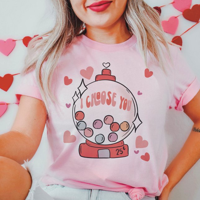 Groovy Valentines Gum Ball T-Shirt (Von Creator hochgeladen)