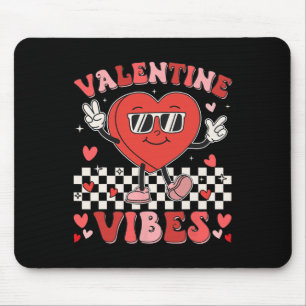 Groovy Valentinstag-Shirts für Mädchen Frauen Kind Mousepad