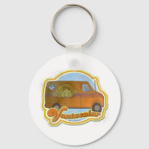 Groovy Vantacular Seventies Van Schlüsselanhänger