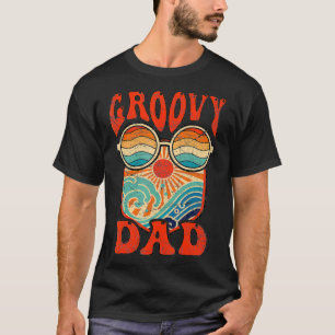 Groovy-Vater-Männer 70er-Jahre Ästhetik Nostalgie T-Shirt