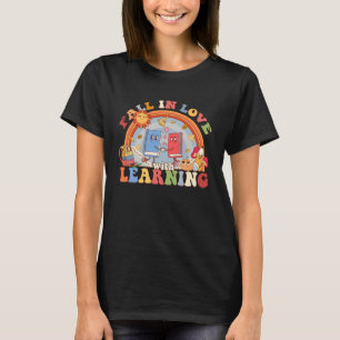 Groovy - Verliebe dich in das Lernen Herbstschule T-Shirt