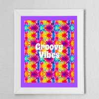 Groovy Vibes Gefärbte Krawatte individuell anpassb