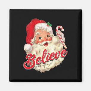 Groovy Vintag Santa Claus Merry Christmas Men Wom Magnet