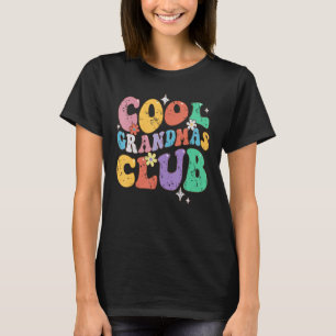 Groovy Vintage Coole Omas Club Lustiges Lächeln Mo T-Shirt