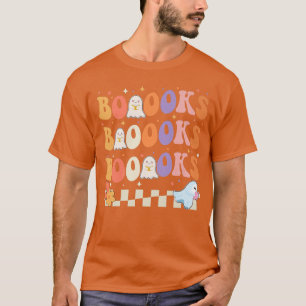 Groovy Vintage Süße Geist Buch Lesung Halloween T T-Shirt