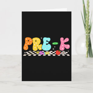 Groovy Vorschule Ck Zur Schule Erster Schultag Jun Karte
