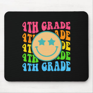 Groovy Vurth Grade Vibes Face Retro Lehrer zurück Mousepad