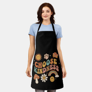 Groovy Wähle Freundlichkeit Retro 70er Vintage Pos Schürze