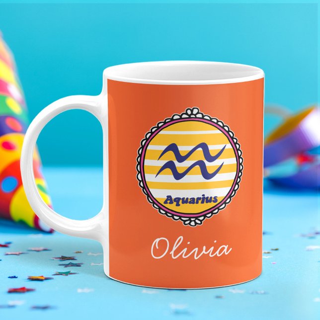 Groovy Wassermann Custom Kaffeetasse (Von Creator hochgeladen)