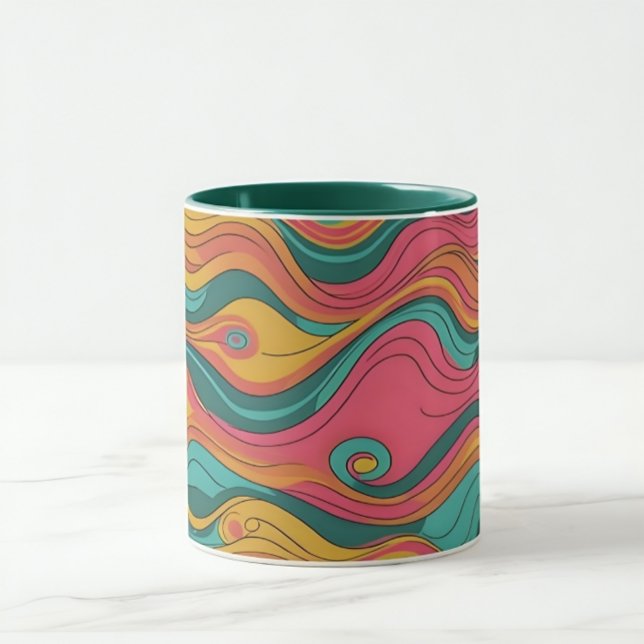 Groovy Waves Tasse (Von Creator hochgeladen)