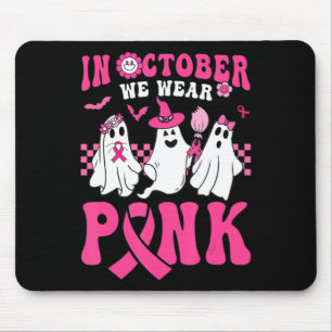 Groovy Wear Pink Brustkrebs Krieger Geist Hallo Mousepad