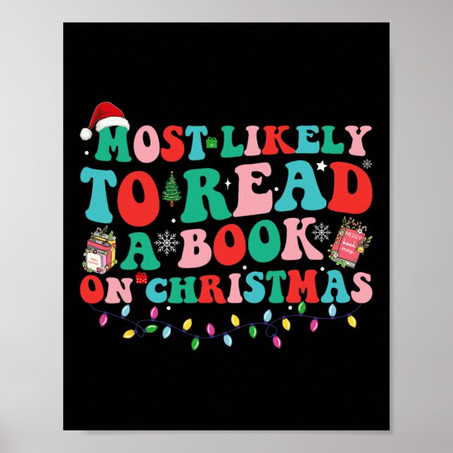 Groovy Weihnachten Wahrscheinlich ein Buch über Ch Poster (Vorne)