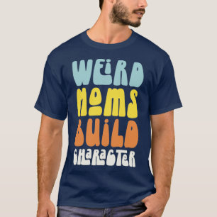 Groovy Weird Mamas erstellen Charakter Retro Mütte T-Shirt
