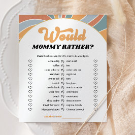 Groovy würde sie eher ein Baby-Duschspiel machen