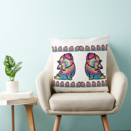 Groovy Yoga Bulldog: Funny Gefärbte Krawatte Color Kissen