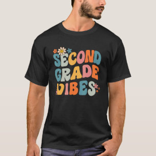 Groovy Zweite Klasse Lehrer Student zurück T-Shirt