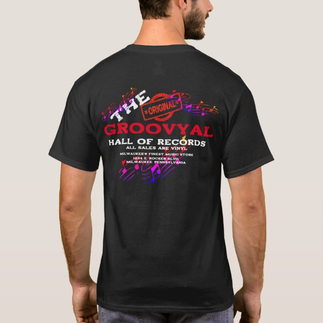 Groovyal Hall of Platten T-Shirt (Rückseite)
