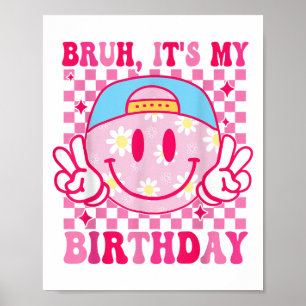 Groovy's My Birthday Women Teens Girls Kinder Tag Poster