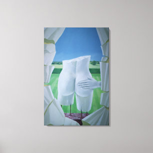 Groping Statues Leinwanddruck