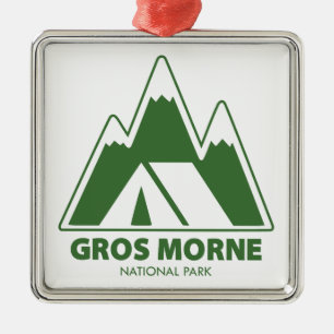 Gros Morne Nationalpark Berge Camping Ornament Aus Metall