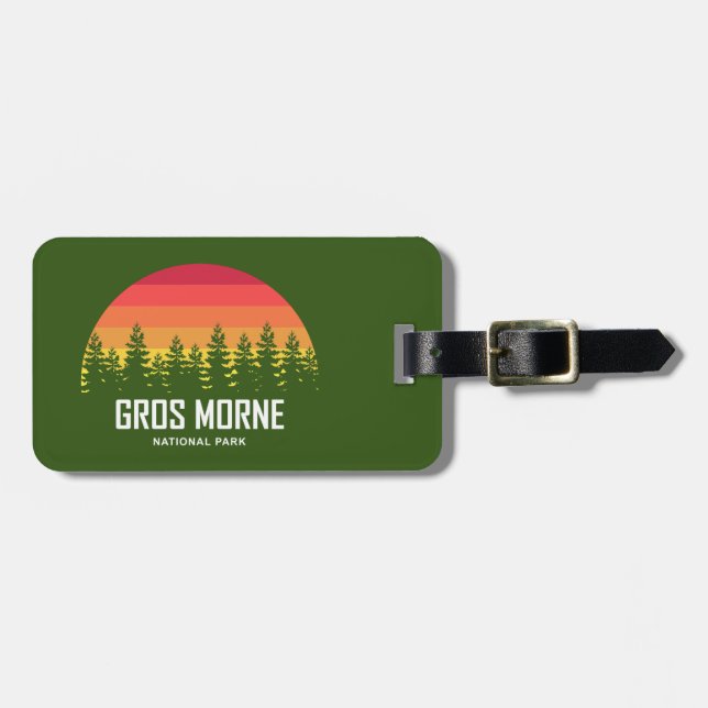 Gros Morne Nationalpark Gepäckanhänger (Vorderseite horizontal)