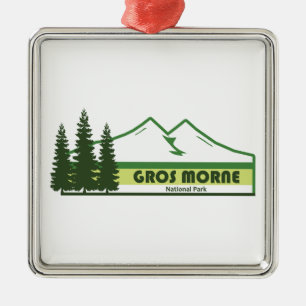 Gros Morne Nationalpark Grüne Streifen Ornament Aus Metall