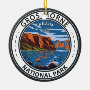 Gros Morne Nationalpark Kanada Reise Kunst Vintage Keramik Ornament