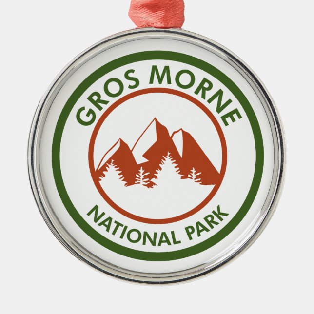 Gros Morne Nationalpark Ornament Aus Metall (Vorne)