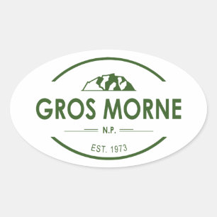 Gros Morne Nationalpark Ovaler Aufkleber