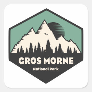 Gros Morne Nationalpark Quadratischer Aufkleber