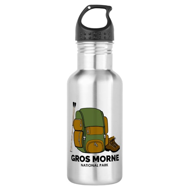 Gros Morne Nationalpark - Rucksack Edelstahlflasche (Vorderseite)