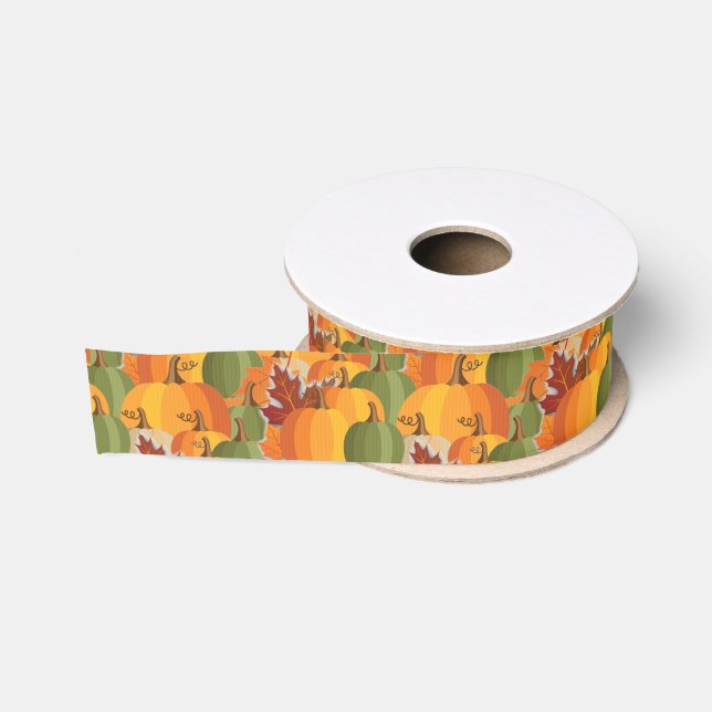 Grosgrain Ribbon-Herbst Ernte Ripsband (Spule)