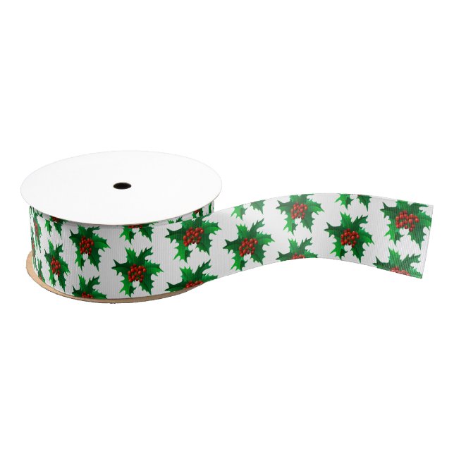 Grosgrain Ribbon-Holly Ripsband (Spule)