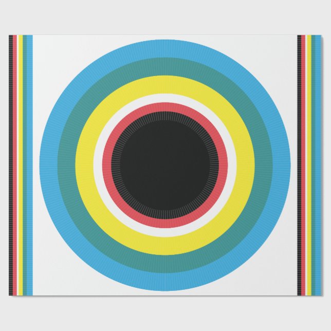 Grosgrain Wrapping Paper - Centerpiece 1 Geschenkpapier (Flach)