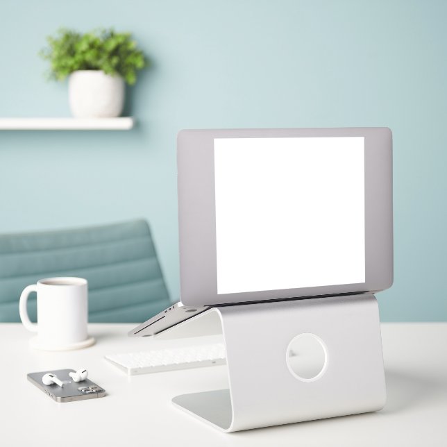 Groß, 8" x 8" Größe Vinyl Sticker - Ihre Kunst hin (Laptop auf Schreibtisch)