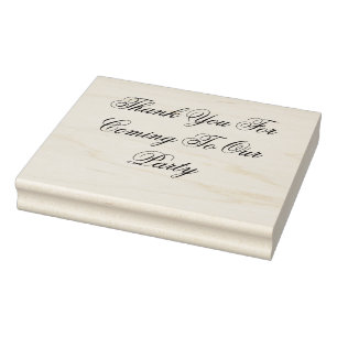 Groß: Danke, dass du zu unserem Party gekommen bis Gummistempel