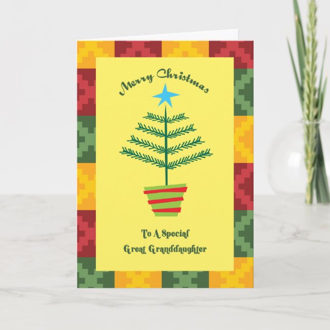 Groß - Enkelin Primsy Weihnachten (Vorderseite)