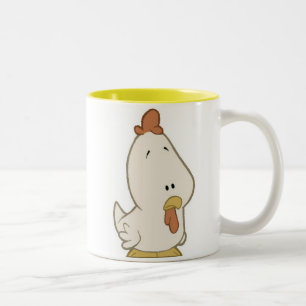 Groß-Köpfige Huhn-Tasse Zweifarbige Tasse
