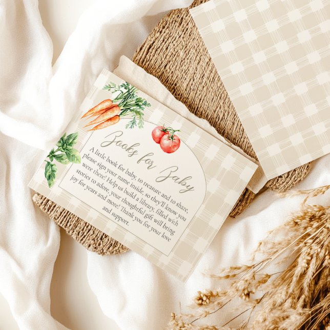 Groß mit Liebe Market Babydusche Anfrage Begleitkarte (Von Creator hochgeladen)