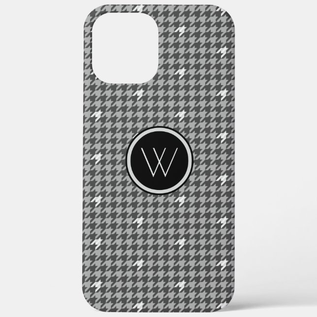 Groß mit Silver Accent Hahnentrittmuster Case Mate (Rückseite)