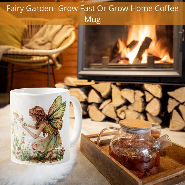 Gross oder groß werden Zuhause Fairy Garden Kaffeetasse (Von Creator hochgeladen)