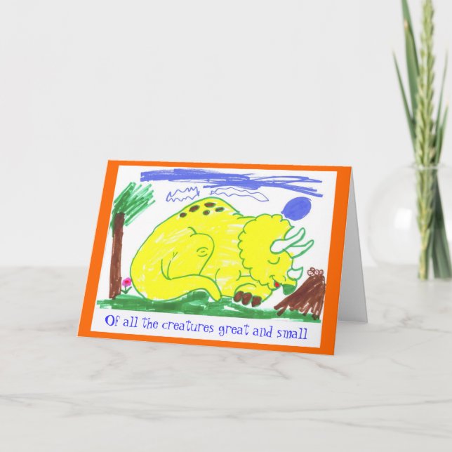 Groß u. klein bis Oktober Karte (Vorderseite)