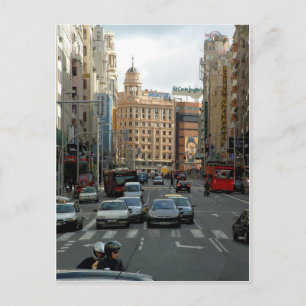 Groß Über von Madrid, Spanien, Postkarte