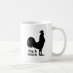 Groß und Schwarz Tasse