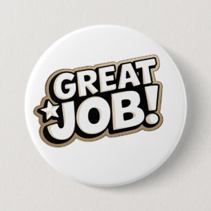 großartige Arbeit Button