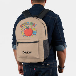 Großartige Arbeit, Lehrer und Schüler Bedruckter Rucksack
